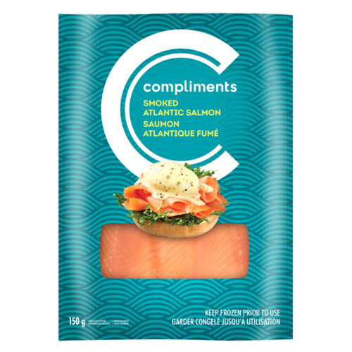 Compliments Frozen Smoked Atlantic Salmon 150 g
