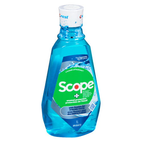 Crest Scope Enamel Protect Mouth Wash 1 L