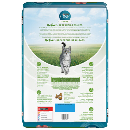 Purina ONE Dry Cat Food +Plus Indoor Advantage Turkey 7.2 kg