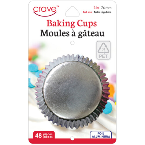 Crave Foil Baking Cups 1 Pack