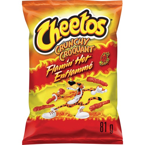 Cheetos Crunchy Cheese Flavored Snacks Flamin' Hot 81 g