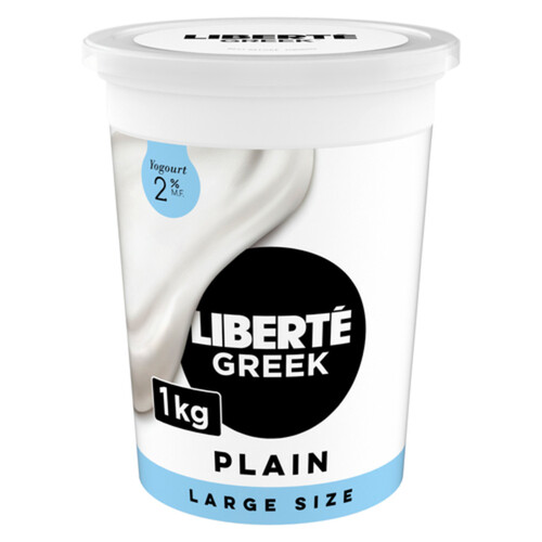 Liberté Greek 2% Yogurt Plain High Protein 1 kg