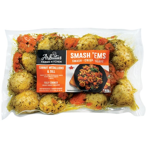 Arbutus Farms Kitchen Smash 'Ems Potato Carrot & Roast Garlic 1 kg