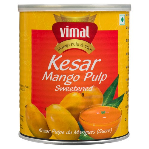 Vimal Kesar Mango Pulp Sweetened 850 g