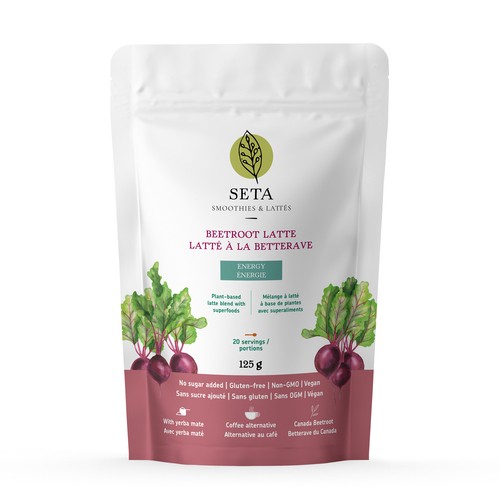 Seta Plant Based Latte Blend With Superfoods Beetroot 125 g