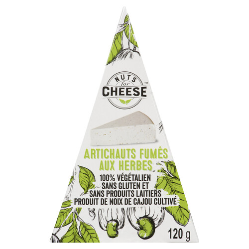 Nuts for Cheese Vegan Cheese Cultured Cashew Artichoke Herb 120 g