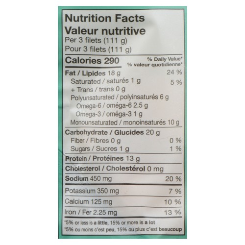 Sol Cuisine Plant-Based Frozen Crispy Tempura Fillets 333 g