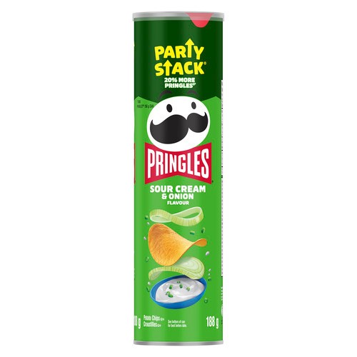 Pringles Potato Chips Party Stack Sour Cream & Onion 188 g