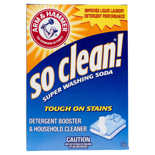 Arm & Hammer Detergent Booster So Clean Super Washing Soda 3 kg