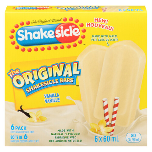 Popsicle Original Shakesicle Vanilla 6 x 60 ml