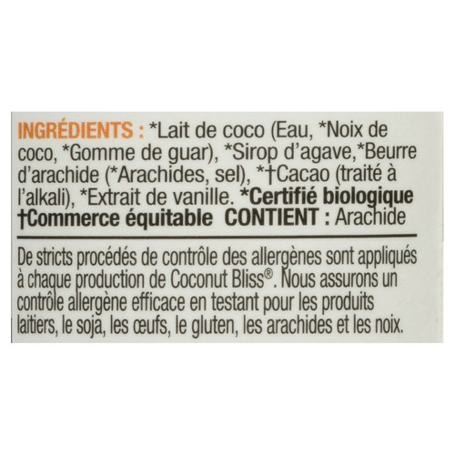 Coconut Bliss Dairy-Free Frozen Dessert Chocolate Peanut Butter 473 ml