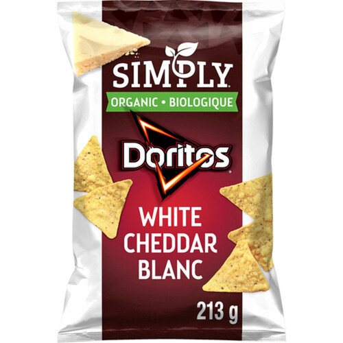 Doritos Simply Organic Tortilla Chips White Cheddar 213 g