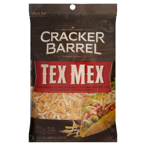 Cracker Barrel Shredded Cheese Tex Mex  320 g