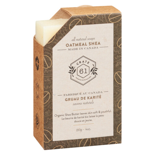 Crate 61 Soap All Natural Oatmeal Shea 110 g