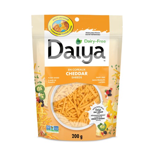 Daiya Dairy-Free Vegan Shredded Cheese Cheddar Flavour 200 g