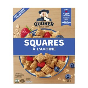 Quaker Squares à l'avoine Céréales à l'avoine 500 g