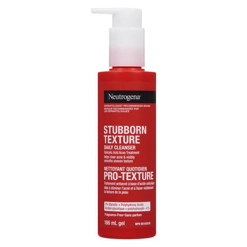 Neutrogena Gel Daily Cleanser Stubborn Texture 186 ml