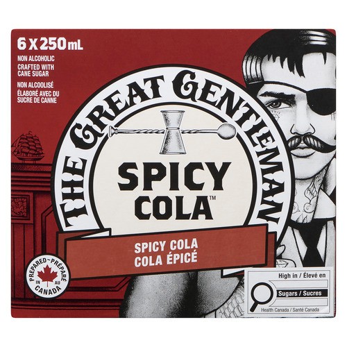 The Great Gentleman Spicy Cola 6 x 250 ml