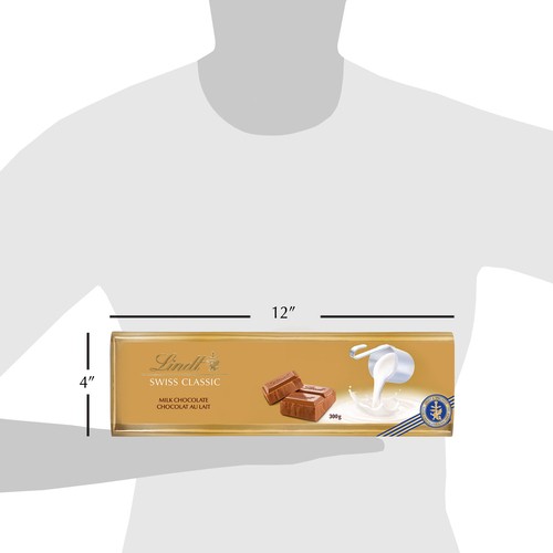 Lindt Swiss Classic Milk Chocolate Bar Gold 300 g