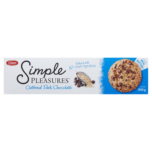 Dare Simple Pleasures Cookies Oatmeal & Dark Chocolate 300 g