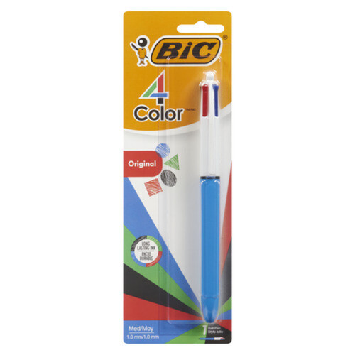 Bic 4 Colour Retractable Pen 