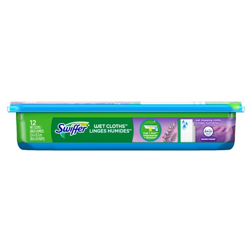 Swiffer Sweeper Wet Cloths Lavender 12 Count