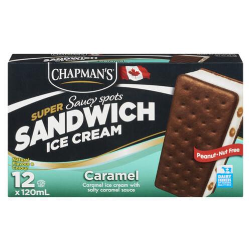 Chapman's Saucy Super Sandwich Caramel 12 x 120 ml