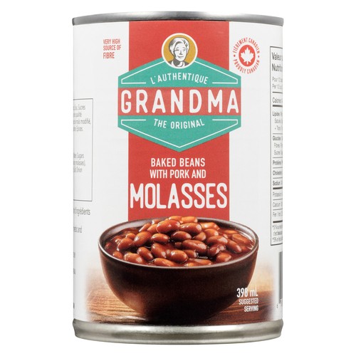 Grandma Baked Beans with Pork and Molasses 398 ml