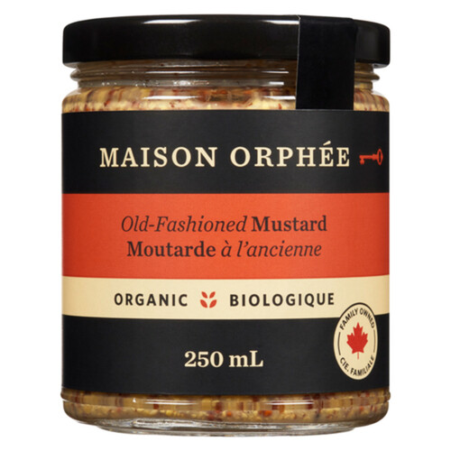 Maison Orphee Organic Mustard Old Fashioned For Marinades 250 ml