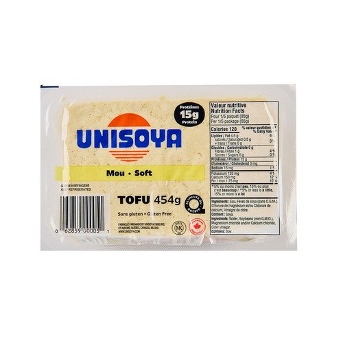 Unisoya Tofu Regular Soft 454 g