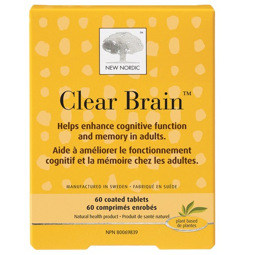 New Nordic Supplement Clear Brain 60 Tablets