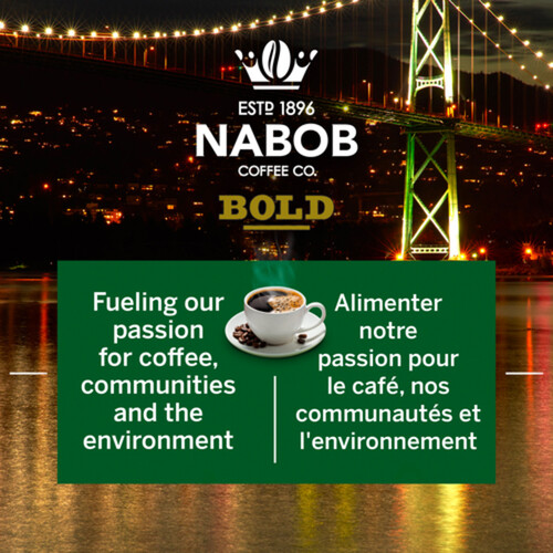 Nabob Ground Coffee Full City Dark Bold Roast 300 g