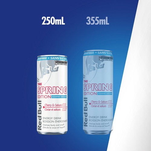 Red Bull Sugar-Free The Spring Edition Energy Drink Cherry & Sakura 4 x 250 ml (cans)