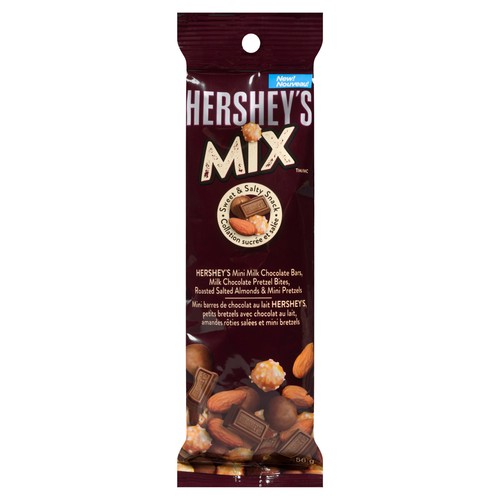 Hershey's Snack Mix Tube Chocolate 56 g