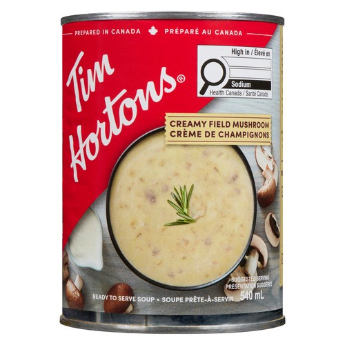 Tim Hortons Soup Creamy Field Mushroom 540 ml