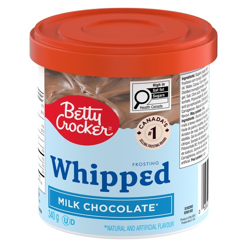 Betty Crocker Gluten-Free Whipped Frosting Milk Chocolate 340 g