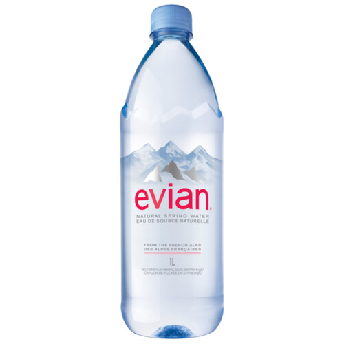 Evian Natural Spring Water 1 L (bottle)