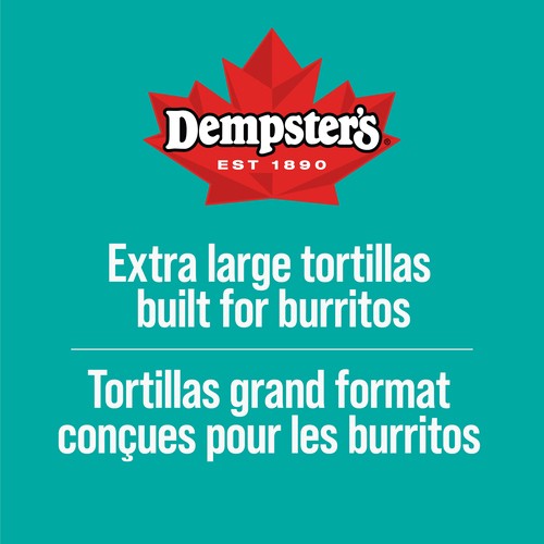 Dempster’s Burrito Tortillas White Extra Large 600 g