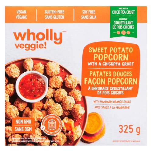 Wholly Veggie sweet potato Popcorn 325 g (frozen)