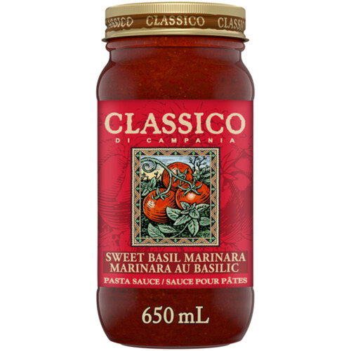 Classico Pasta Sauce Sweet Basil Marinara 650 ml