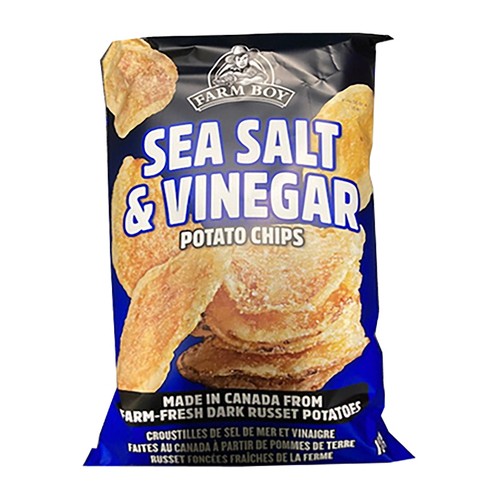 Farm Boy Potato Chips Sea Salt And Vinegar 185 g