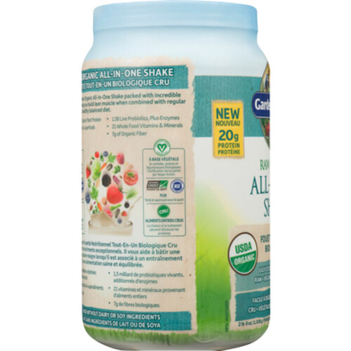 Garden of Life Organic Raw Supplement Powder All-in-One Shake Light Sweetned 1.038 kg