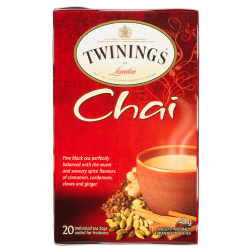 Twinings Tea Chai 20 Tea Bags 
