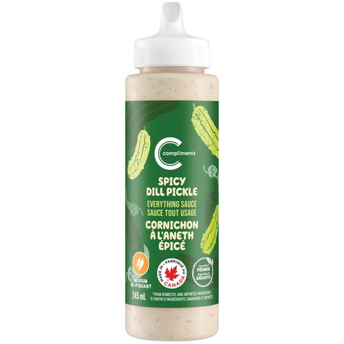 Compliments Everything Sauce Spicy Dill Pickle 245 ml