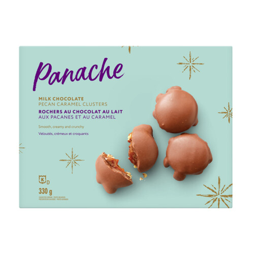 Panache Clusters Milk Chocolate Pecan 330 g
