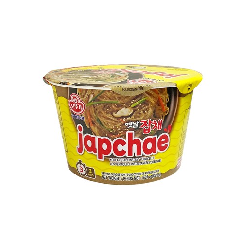 Ottogi Instant Vermicelli Noodle Bowl Japchae 82.5 g