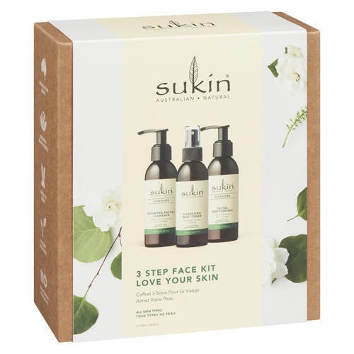 Sukin Moisturizer 3 Step Face Kit Love Your Skin 375 ml
