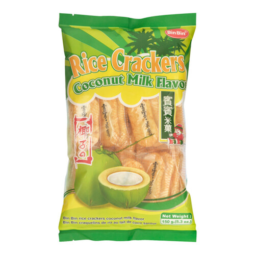Bin Bin Rice Crackers Coconut Milk 150 g