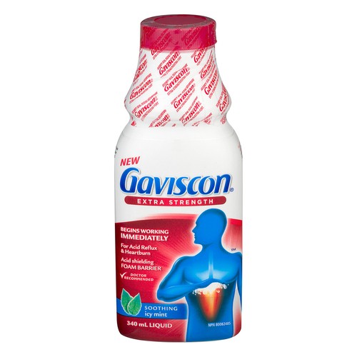 Gaviscon Antacid Extra Strength Icy Mint 340 ml