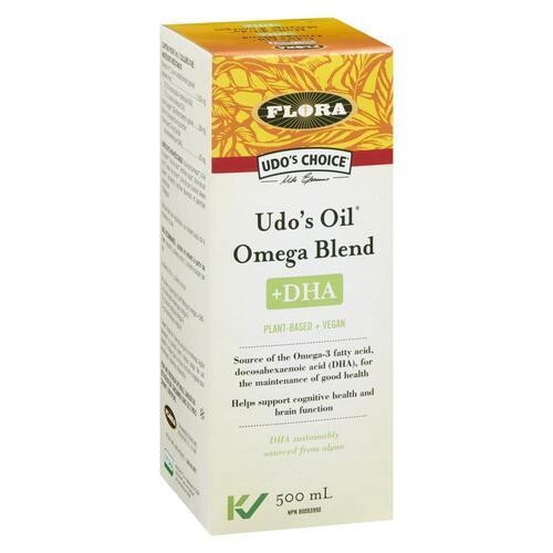 Flora Udo's Choice Udo's Oil Omega Blend +DHA 500 ml